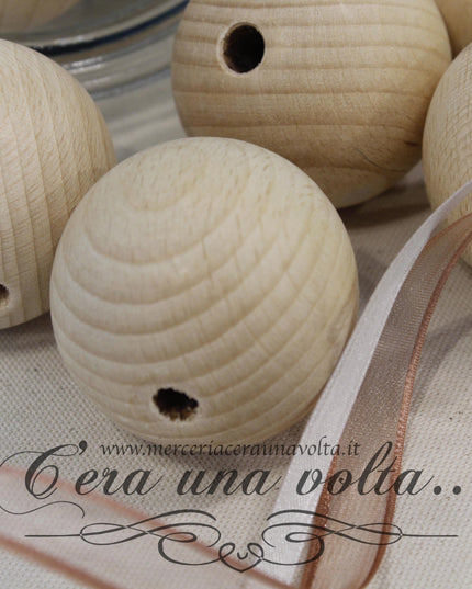 Perle, sfere in legno cm 5