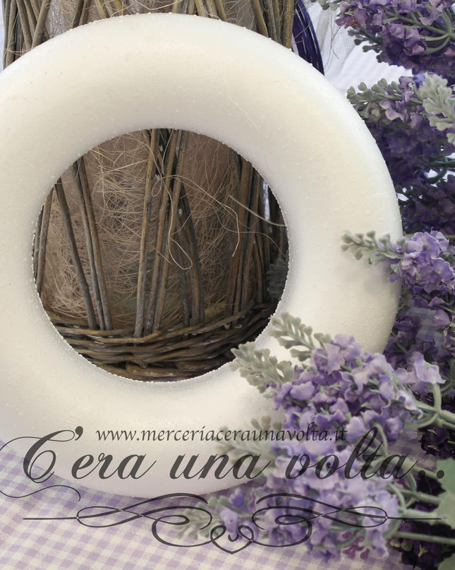 Cerchio in polistirolo 3D cm 25