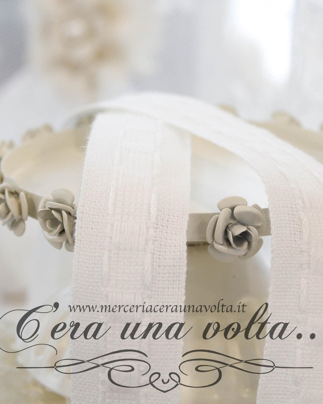 Fettuccia per tende in cotone h cm 3