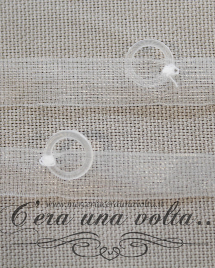 Anelli trasparenti per tende a pacchetto