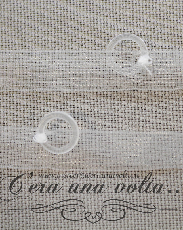 Anelli trasparenti per tende a pacchetto