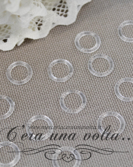 Anelli trasparenti per tende a pacchetto
