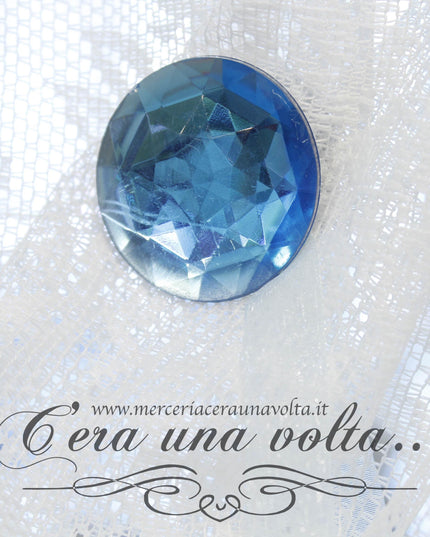 Magnete per Tenda Iridescente Azzurro Grande