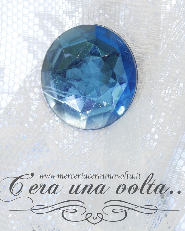 Magnete per Tenda Iridescente Azzurro Grande