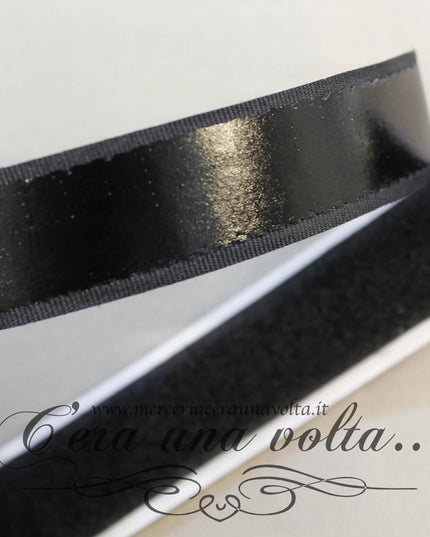 Velcro Adesivo Nero (Chiusura a strappo)