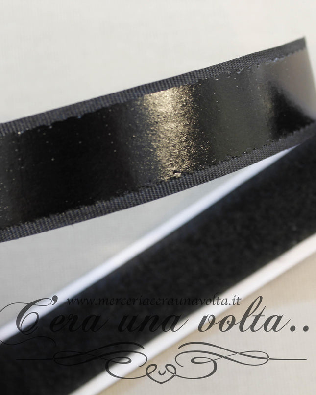 Velcro Adesivo Nero (Chiusura a strappo)