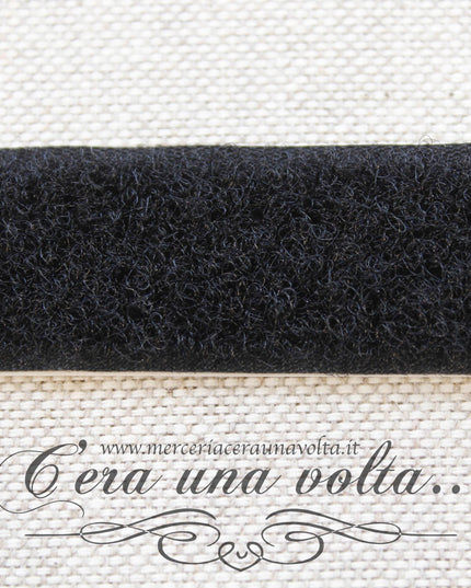 Velcro Adesivo Nero (Chiusura a strappo)