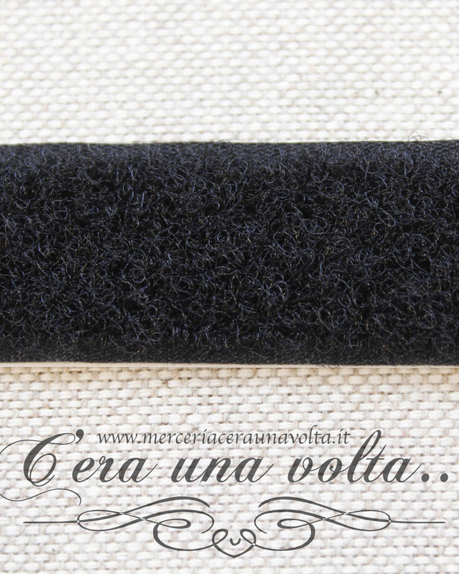 Velcro Adesivo Nero (Chiusura a strappo)