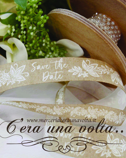 Nastro Taffetà Save The Date