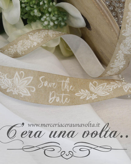Nastro Taffetà Save The Date