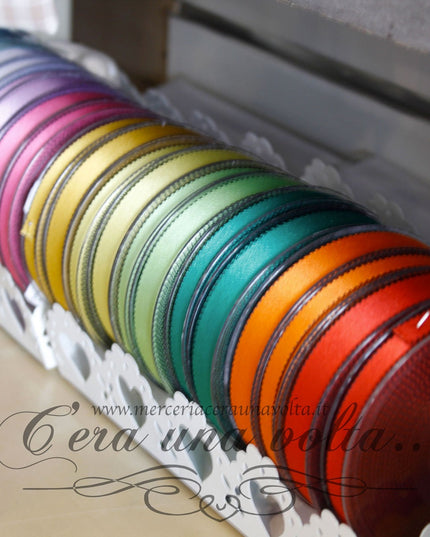 Nastro in Raso Bicolore 10 mm