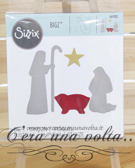 Fustella Bigz Die Nativity Scene By Ellison SX 661982