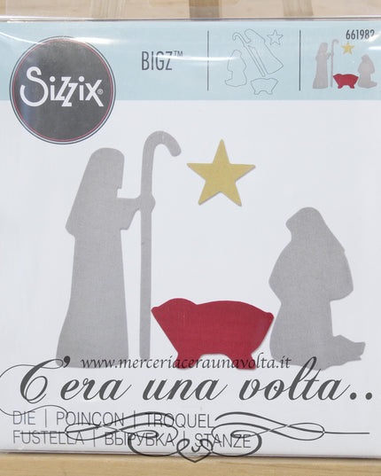 Fustella Bigz Die Nativity Scene By Ellison SX 661982