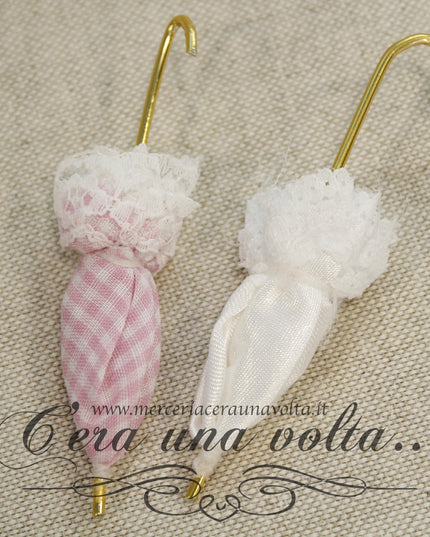 Coppia ombrelli in miniatura