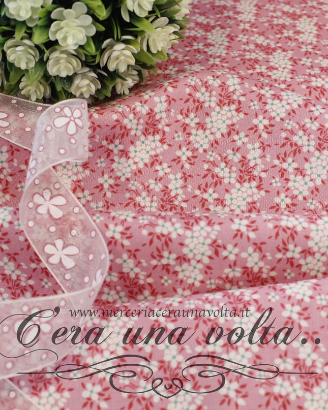 Tessuto Provenzale Magic of Pink Flowers