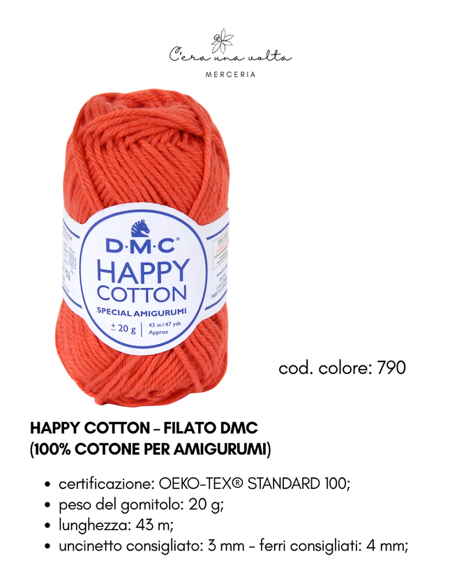 DMC Happy Cotton – Filato 100% cotone per amigurumi
