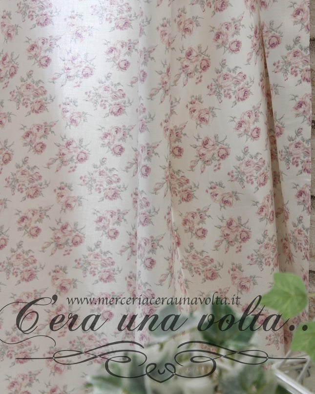 Tessuto per tende Shabby Rose