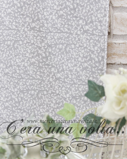 Tessuto per tende Grigio Seta
