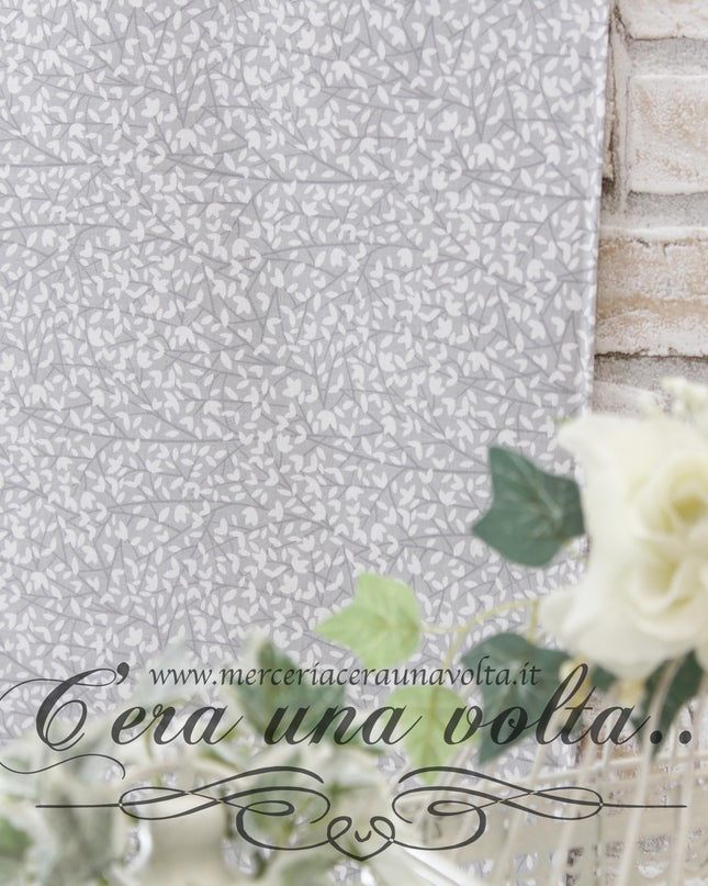 Tessuto per tende Grigio Seta