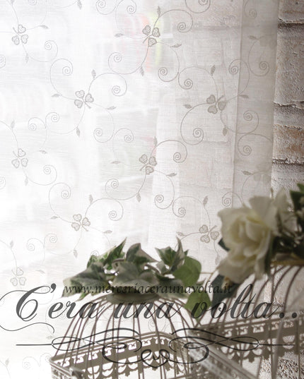 Tessuto per tende floreale 60