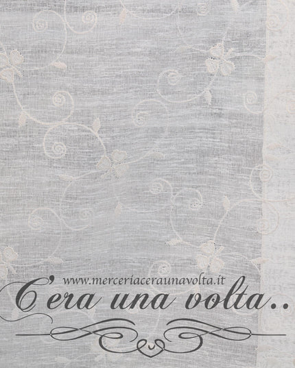 Tessuto per tende floreale 60