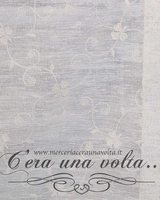 Tessuto per tende floreale 60