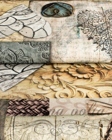 Cm 70 x 47 Scampolo Stoffa Stampata Vittoriana