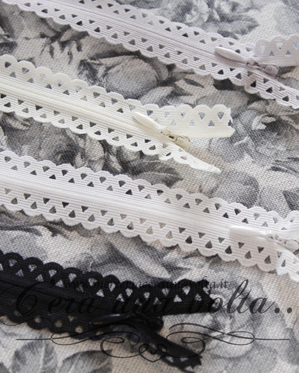 Lampo fissa cm 40 in pizzo