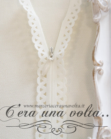 Lampo fissa cm 40 in pizzo