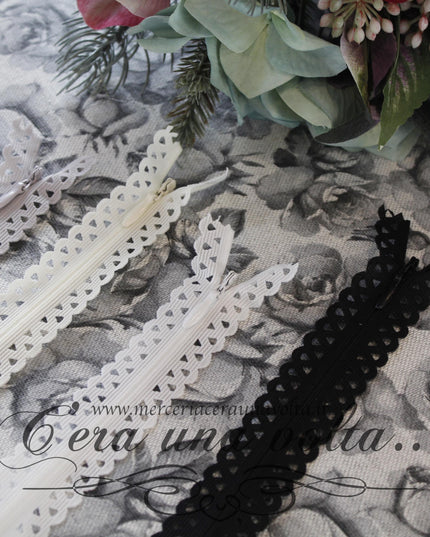 Lampo fissa cm 40 in pizzo