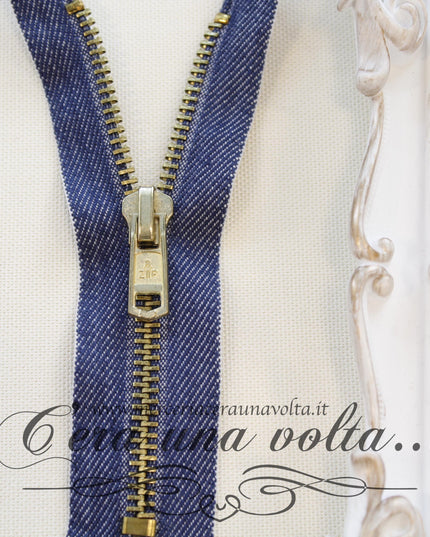 Zip metallo da cm 10 a cm 12
