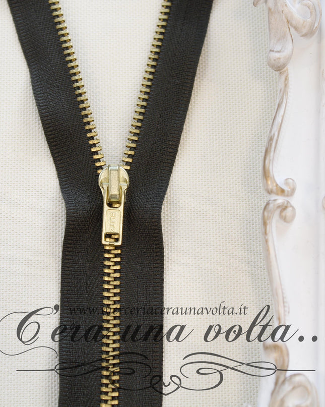 Zip metallo da cm 14 a cm 16