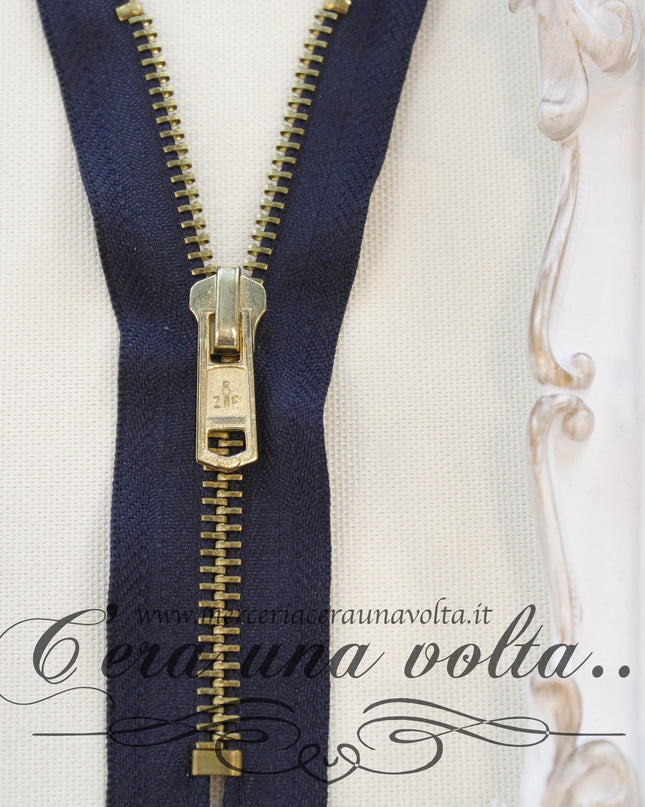 Zip metallo da cm 14 a cm 16