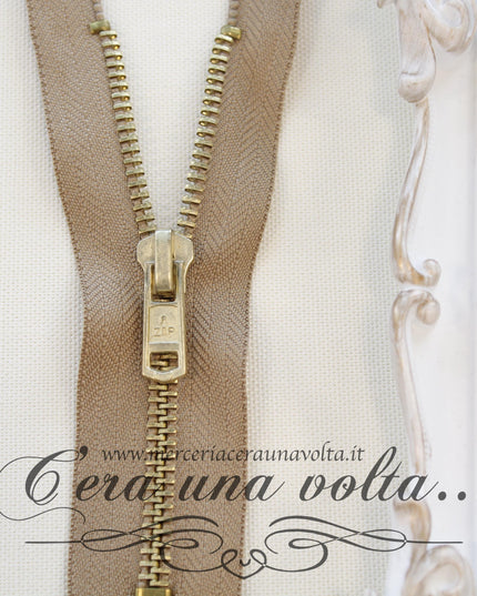 Zip metallo da cm 14 a cm 16