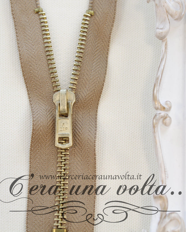 Zip metallo da cm 14 a cm 16