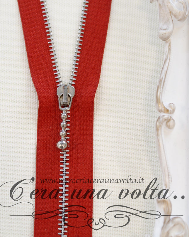 Zip metallo da cm 18 a cm 20