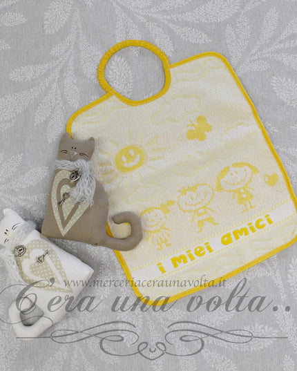 Set asilo 2 pz I miei amici Giallo