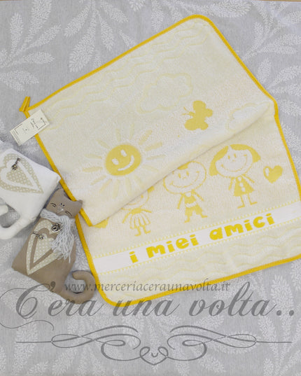 Set asilo 2 pz I miei amici Giallo