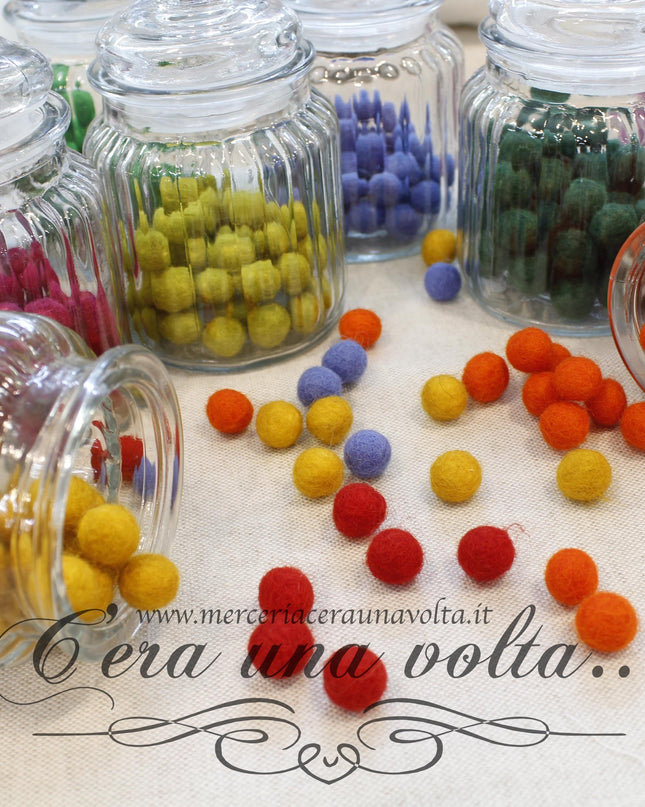 Palline in feltro Ø 10 mm