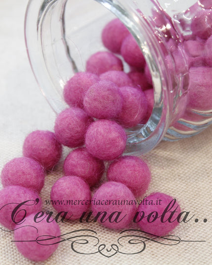 Palline in feltro Ø 10 mm