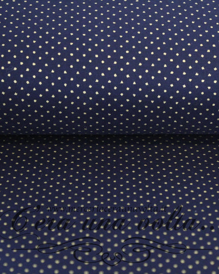 Tessuto a Pois dorati