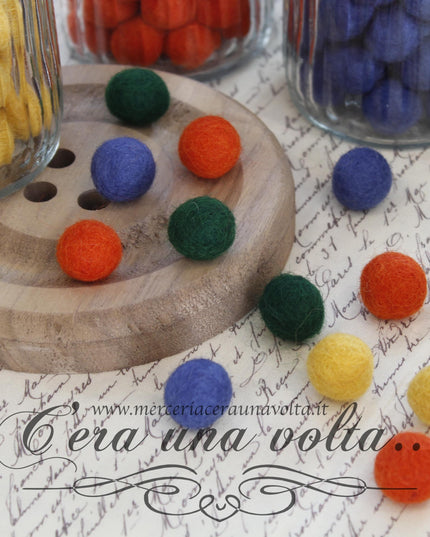 Perle in feltro Ø 15 mm