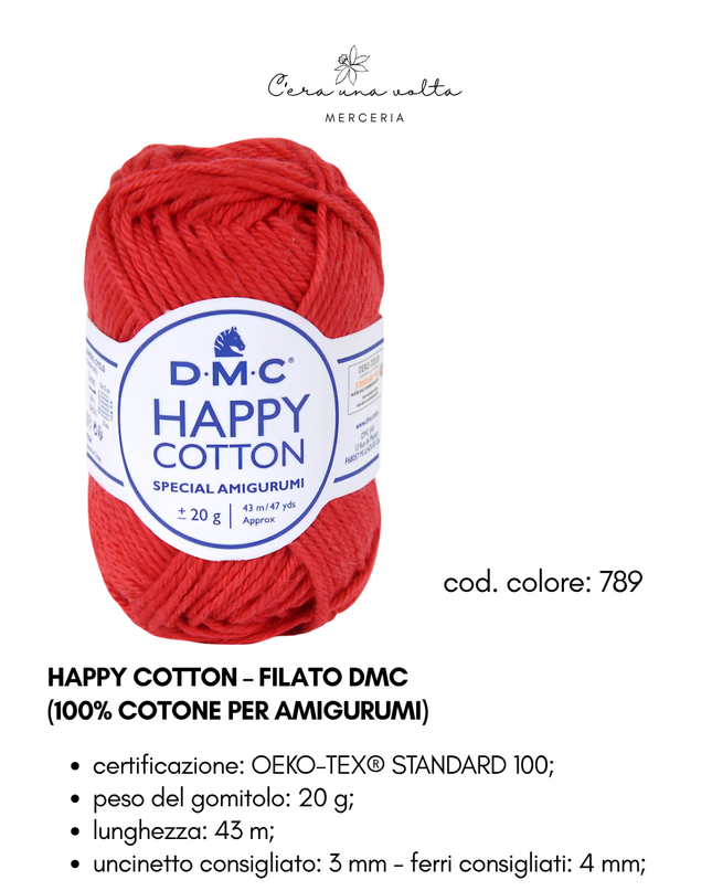DMC Happy Cotton – Filato 100% cotone per amigurumi