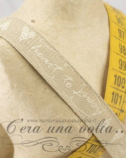 Nastro heart to heart 15 mm