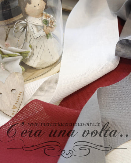 Nastro in garza di cotone  cm 8
