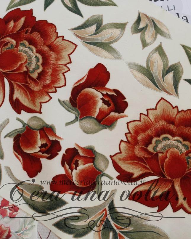 Velluto Stampato Red Passion