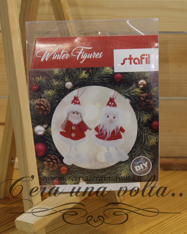 Kit cucito Babbo Natale e Signora