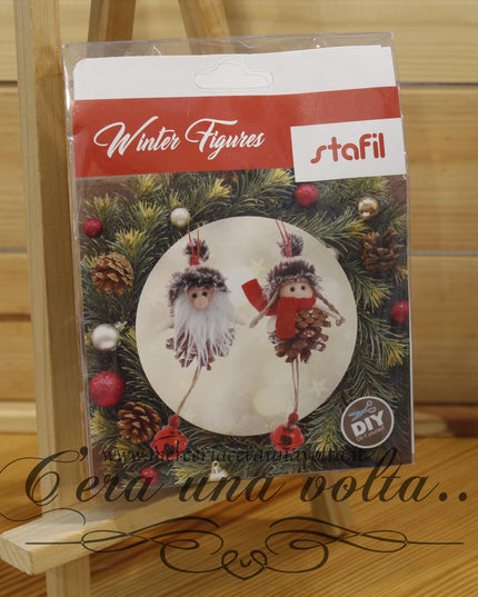 Kit decorazioni su pigna