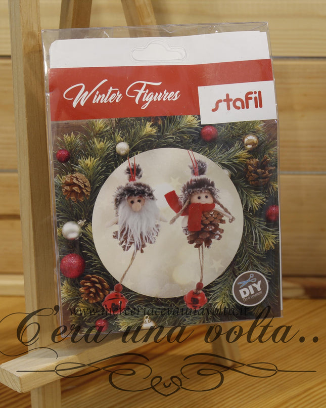 Kit decorazioni su pigna