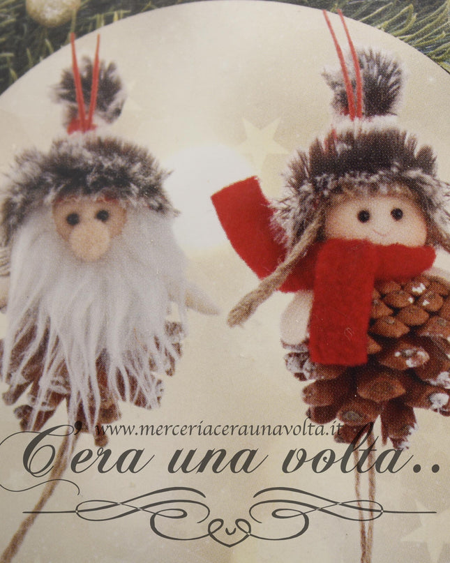 Kit decorazioni su pigna